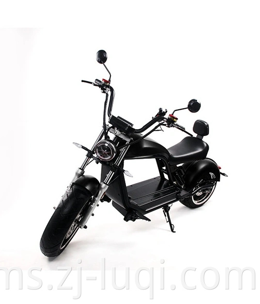 Fesyen jarak jauh Vespa EEC 60V 2000W skuter motosikal elektrik litium untuk orang dewasa
